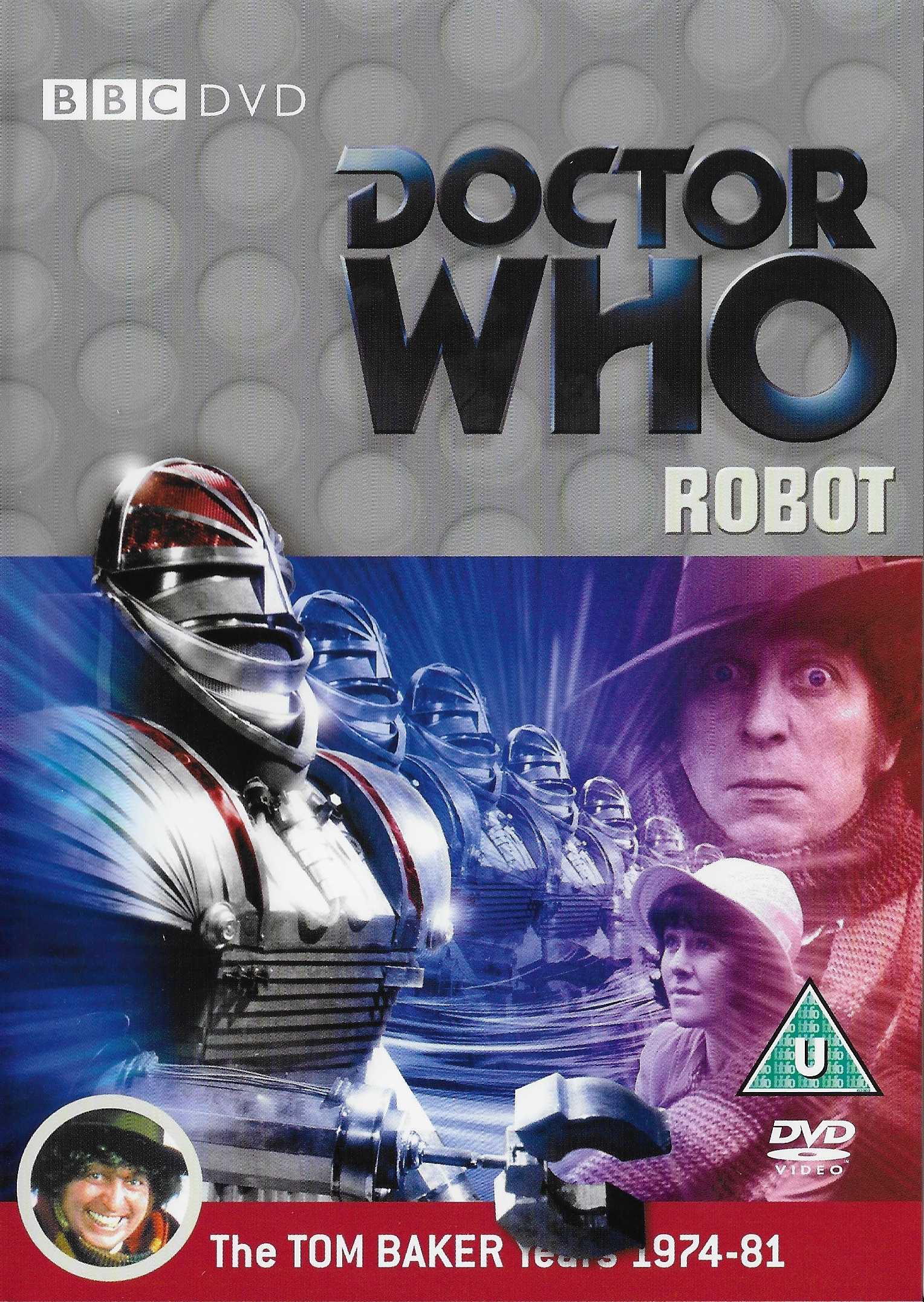Picture of BBCDVD 2332 Doctor Who - Robot by artist Terrance Dicks from the BBC records and Tapes library